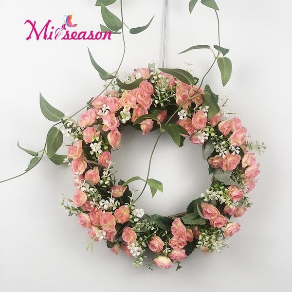 artificial flower wreath silk rose flower with rattan simulation plant wedding decoration for home wall door decor 1pcs
artificial flower wreath silk rose flower with rattan simulation plant wedding decoration for home wall door decor 1pcs