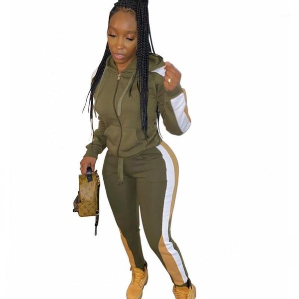 fashion panelled tracksuit women set zipper hoodies and pants 2 piece outfits autumn winter street style pockets lounge set1, Gray
fashion panelled tracksuit women set zipper hoodies and pants 2 piece outfits autumn winter street style pockets lounge set1, Gray
