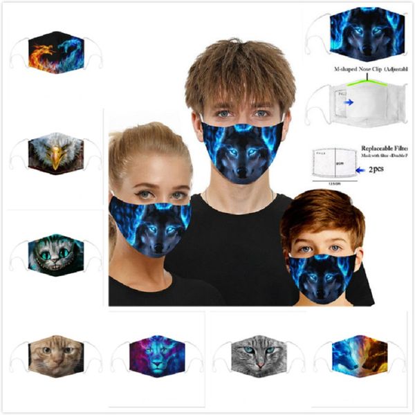 factory cartoon anaimal cat wolf with 2pcs filters outdoor 3d printed pm2.5 cotton face party mask gift boom
factory cartoon anaimal cat wolf with 2pcs filters outdoor 3d printed pm2.5 cotton face party mask gift boom