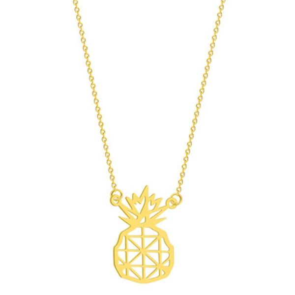 pendant necklaces stainless steel fashion choker necklace link chain pineapple fruit for women party gift, Silver
pendant necklaces stainless steel fashion choker necklace link chain pineapple fruit for women party gift, Silver