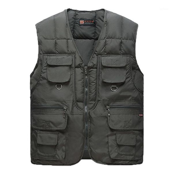 2020 new cotton warm vest man winter with many pockets male sleeveless jacket men fashion zipper pro journalist waistcoat1, Black;white
2020 new cotton warm vest man winter with many pockets male sleeveless jacket men fashion zipper pro journalist waistcoat1, Black;white