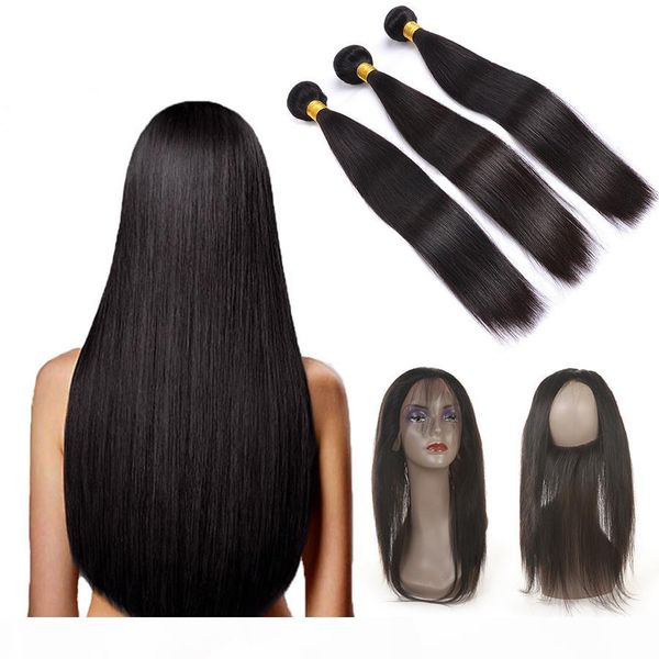 malaysian hair bundles with closure straight bundles with 360 lace frontal closure human hair weave, Black;brown
malaysian hair bundles with closure straight bundles with 360 lace frontal closure human hair weave, Black;brown