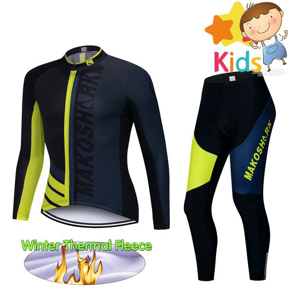 long sleeve winter fleeced children's cycling jersey sets winter warm cycling clothing road bike bicycle wear for kid sportswear c0123, Gray
long sleeve winter fleeced children's cycling jersey sets winter warm cycling clothing road bike bicycle wear for kid sportswear c0123, Gray