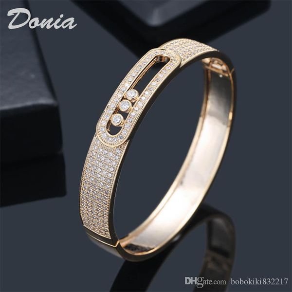 donia jewelry luxury fashion exaggeration micro inlay zircon adjustable bracelet personality geometric pattern party birthday gift, Black
donia jewelry luxury fashion exaggeration micro inlay zircon adjustable bracelet personality geometric pattern party birthday gift, Black