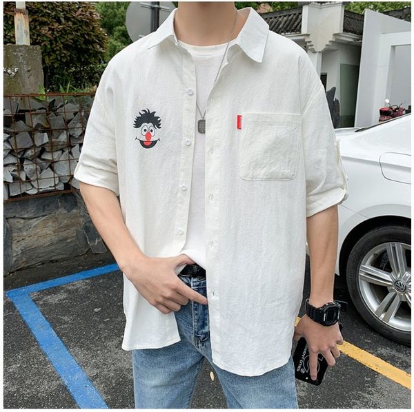 2021 the new men's cotton summer cartoon pattern, short sleeve, size, shirt 5xl maes, White;black
2021 the new men's cotton summer cartoon pattern, short sleeve, size, shirt 5xl maes, White;black