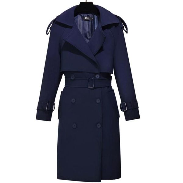 women's trench coats plus size 2xl 2021 autumn high fashion women turn down collar classic double breasted coat, Tan;black
women's trench coats plus size 2xl 2021 autumn high fashion women turn down collar classic double breasted coat, Tan;black