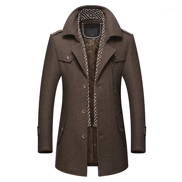brand men's winter coats 2019 wool jacket casual & business men's long coat high-quality slim fit solid color trench coat1, Black
brand men's winter coats 2019 wool jacket casual & business men's long coat high-quality slim fit solid color trench coat1, Black