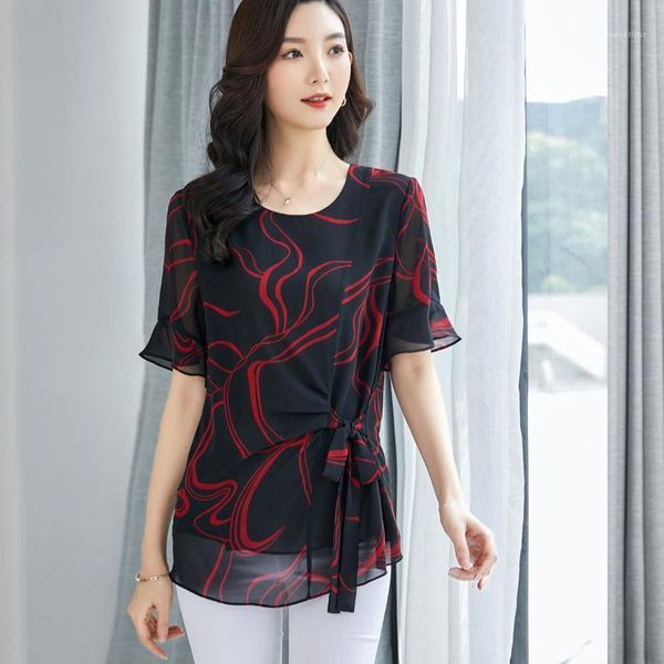 spring streetwear o-neck chiffon plus size white women shirt up loose ladies blouses female shirts1
spring streetwear o-neck chiffon plus size white women shirt up loose ladies blouses female shirts1