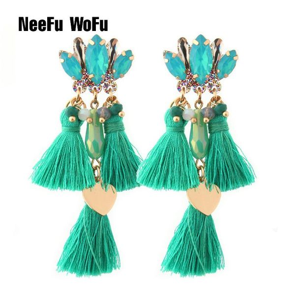 neefu wofu bohemian tassel earrings dangle big earring charm glass earring large long brinco ear oorbellen christmas gift, Silver
neefu wofu bohemian tassel earrings dangle big earring charm glass earring large long brinco ear oorbellen christmas gift, Silver