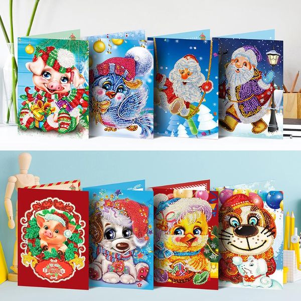 greeting cards 8pcs/set diy diamond painting card 5d handmade christmas home xmas party year gift for children
greeting cards 8pcs/set diy diamond painting card 5d handmade christmas home xmas party year gift for children