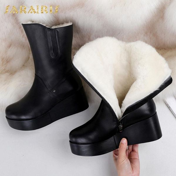 boots 2021 sarairis arrivals flat platform warm winter woman shoes genuinecow leather work office ladies, Black
boots 2021 sarairis arrivals flat platform warm winter woman shoes genuinecow leather work office ladies, Black