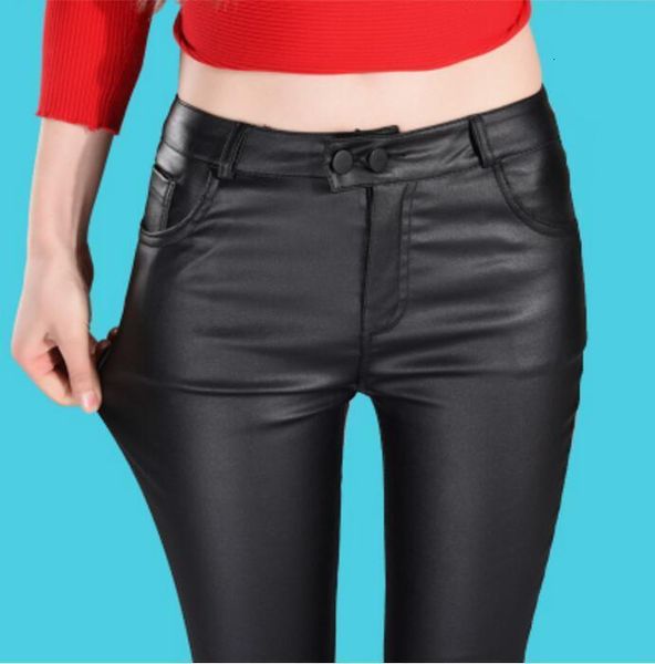 autumn winter women leather pants high waisted elastic shiny trousers slim female pencil leather pants women pantalon femme, Black;white
autumn winter women leather pants high waisted elastic shiny trousers slim female pencil leather pants women pantalon femme, Black;white