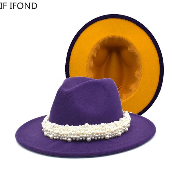 ladies wide brim fedora hat men women woolen felt wedding hats with pearl belt british style jazz caps, Blue;gray
ladies wide brim fedora hat men women woolen felt wedding hats with pearl belt british style jazz caps, Blue;gray