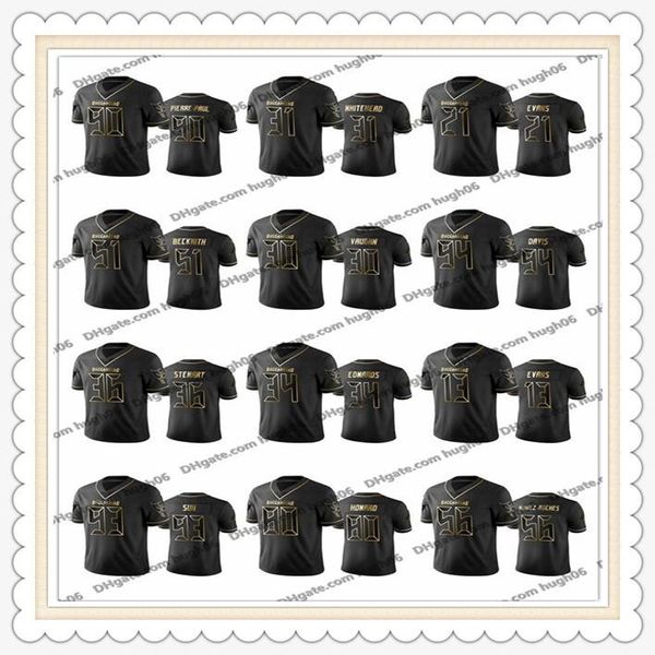 золотистый издание нфл тампа бэй buccaneers пользовательские 90 pierre 31 whiteadead 21 evans 51 beckwith 30 wahn футбольные майки, Black;red
золотистый издание нфл тампа бэй buccaneers пользовательские 90 pierre 31 whiteadead 21 evans 51 beckwith 30 wahn футбольные майки, Black;red