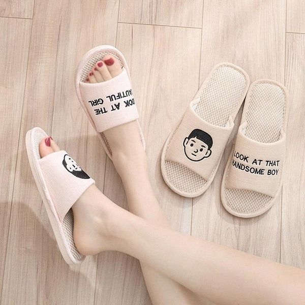 spring and summer new couple cotton and linen slippers slides non-slip soft bottom open toe floor slippers cozy home shoes #3w4i, Black
spring and summer new couple cotton and linen slippers slides non-slip soft bottom open toe floor slippers cozy home shoes #3w4i, Black