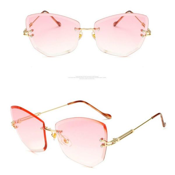 new style irregular cut-edge women sunglasses colorful ocean sunshade sun glasses for woman gradient transparent rimless oculos, White;black
new style irregular cut-edge women sunglasses colorful ocean sunshade sun glasses for woman gradient transparent rimless oculos, White;black