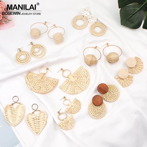 manilai trendy korea earrings for women wood straw rattan knit drop dangle earrings big jewelry statement wooden female, Silver
manilai trendy korea earrings for women wood straw rattan knit drop dangle earrings big jewelry statement wooden female, Silver