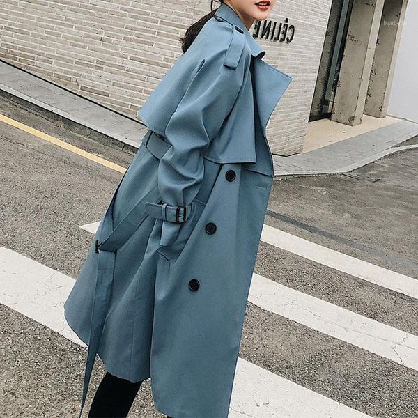 new windbreaker female 2020 spring autumn long trench coat for women korean leisure chic loose ladies harbor wind overcoats1, Tan;black
new windbreaker female 2020 spring autumn long trench coat for women korean leisure chic loose ladies harbor wind overcoats1, Tan;black