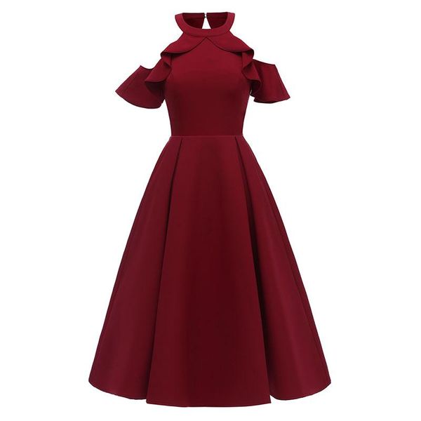 party dresses women long maxi women's full dress halterneck hollow shoulder cascading ruffle cocktail ladies casual, White;black
party dresses women long maxi women's full dress halterneck hollow shoulder cascading ruffle cocktail ladies casual, White;black