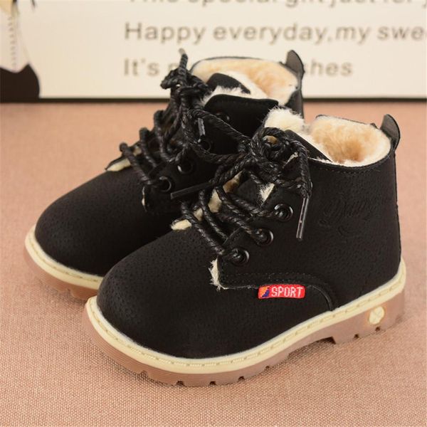 children's martin boots for girls boys warm snow boots new comfy kids winter fashion casual plush child baby toddler shoes wmttoi, Black
children's martin boots for girls boys warm snow boots new comfy kids winter fashion casual plush child baby toddler shoes wmttoi, Black