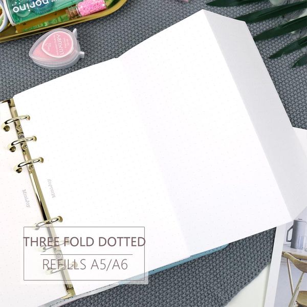mypretties 20 sheets dotted refill papers a5 a6 three fold filler papers for 6 hole binder organizer notebook for planner, Purple;pink
mypretties 20 sheets dotted refill papers a5 a6 three fold filler papers for 6 hole binder organizer notebook for planner, Purple;pink