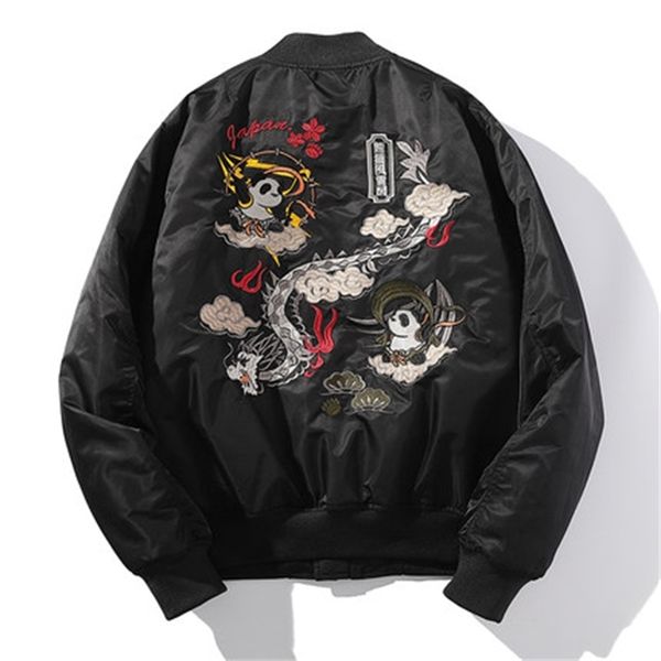 shenlong luxo panda embroidered men's autumn and winter harajuku from cartoons add thick casual baseball loose jackets s2o4, Black;brown
shenlong luxo panda embroidered men's autumn and winter harajuku from cartoons add thick casual baseball loose jackets s2o4, Black;brown