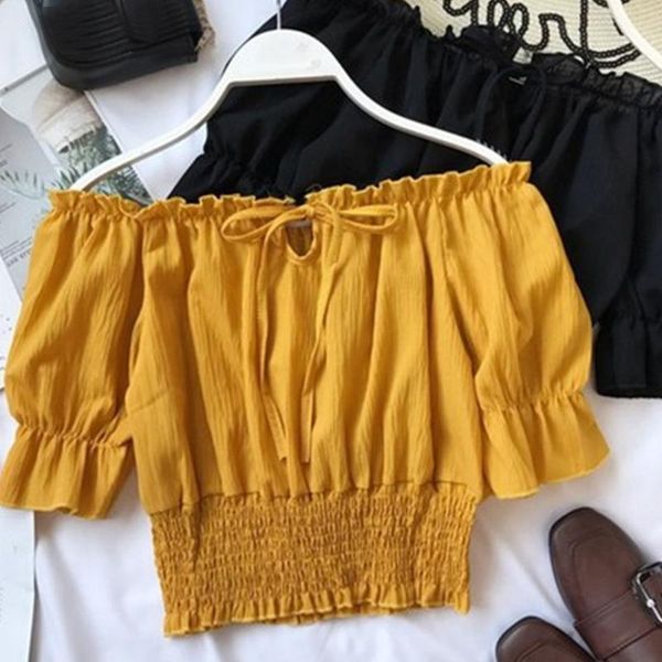 camisoles & tanks elastic waist off shoulder lantern sleeve strapless holiday summer club casual pullover ruched women crop beach t, Black;white
camisoles & tanks elastic waist off shoulder lantern sleeve strapless holiday summer club casual pullover ruched women crop beach t, Black;white