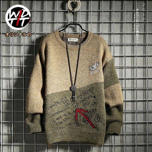 men's sweaters winter knitted jumper streetwear mens hip hop casual crewneck pullover sweater harajuku fashion, White;black
men's sweaters winter knitted jumper streetwear mens hip hop casual crewneck pullover sweater harajuku fashion, White;black