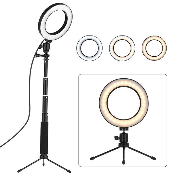 8 inch deskmini led video ring light lamp dimmable 3 lighting modes usb powered with light stand mini tripod for youtube
8 inch deskmini led video ring light lamp dimmable 3 lighting modes usb powered with light stand mini tripod for youtube