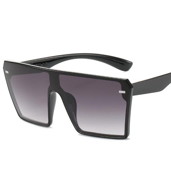 sunglasses fashion male flat women men brand black square shades uv400 gradient sun glasses for cool one piece designer, White;black
sunglasses fashion male flat women men brand black square shades uv400 gradient sun glasses for cool one piece designer, White;black