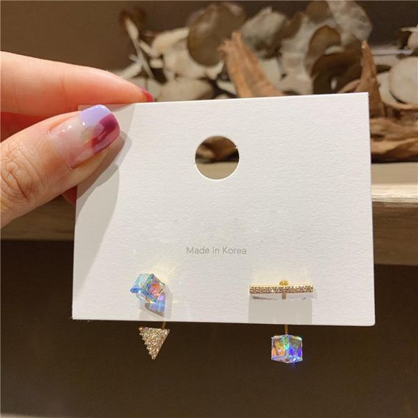 korean new design fashion jewelry exquisite copper inlaid zircon asymmetric geometric color crystal hook female earrings, Golden;silver
korean new design fashion jewelry exquisite copper inlaid zircon asymmetric geometric color crystal hook female earrings, Golden;silver