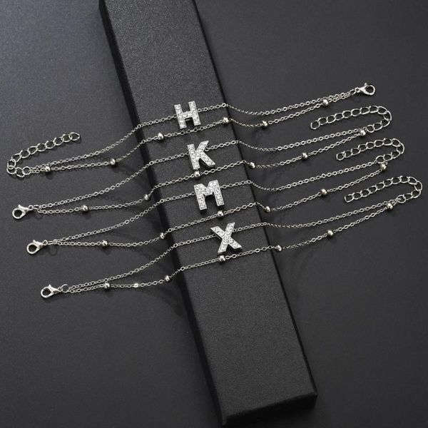 fashion infinitys letter bracelets for women initial bracelet silver color hand crystal double layer beads bracelet jewelry new, Black
fashion infinitys letter bracelets for women initial bracelet silver color hand crystal double layer beads bracelet jewelry new, Black
