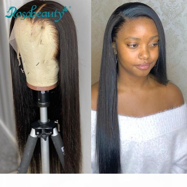 rosabeauty malaysian straight 13x4 lace front human hair pre plucked for black women 28 30 40 inch gluess lace frontal wigs, Black;brown
rosabeauty malaysian straight 13x4 lace front human hair pre plucked for black women 28 30 40 inch gluess lace frontal wigs, Black;brown