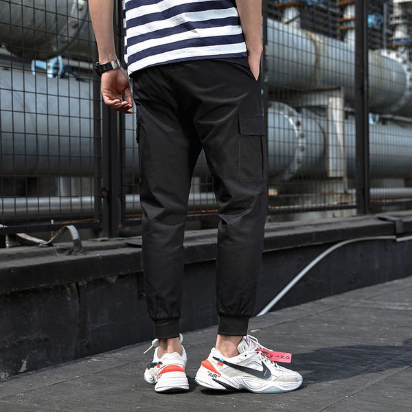 2021 new men's multi-pocket harem hip pop streetwear sweatpants cargo male pants k169 t3g8, Black
2021 new men's multi-pocket harem hip pop streetwear sweatpants cargo male pants k169 t3g8, Black