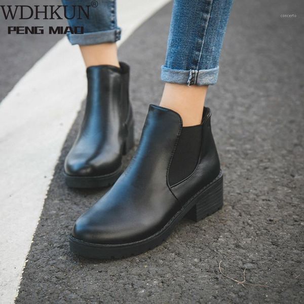 new style fashion women boots round head thick bottom pu leather waterproof woman boots ankle spring/autumn #f5991, Black
new style fashion women boots round head thick bottom pu leather waterproof woman boots ankle spring/autumn #f5991, Black