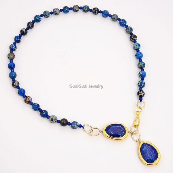 blue sea sediment jaspers necklace natural lapis pendant 23'' q1209, Bronze;silver
blue sea sediment jaspers necklace natural lapis pendant 23'' q1209, Bronze;silver