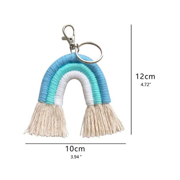 weaving rainbow keychains for women boho handmade key holder keyring macrame bag charm car hanging jewel jlltuq
weaving rainbow keychains for women boho handmade key holder keyring macrame bag charm car hanging jewel jlltuq