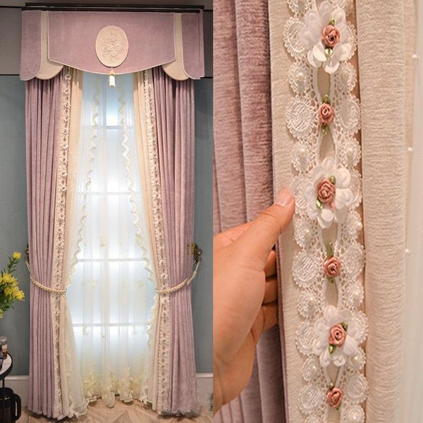 curtain & drapes pink light luxury french flannel living room bedroom study atmospheric chenille customization curtains
curtain & drapes pink light luxury french flannel living room bedroom study atmospheric chenille customization curtains