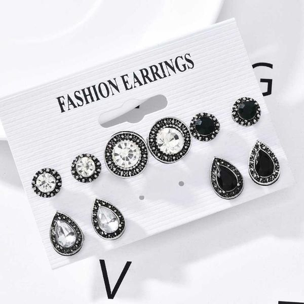 trendy jewelry dazzling green white black crystal bohemian 5 pairs/set pretty stud earrings women jewelry korean earrings, Golden;silver
trendy jewelry dazzling green white black crystal bohemian 5 pairs/set pretty stud earrings women jewelry korean earrings, Golden;silver