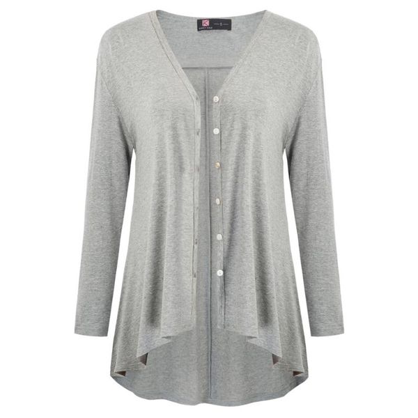 casual shirts women high-low rayon comfy loose fit long sleeve v-neck button-up soft breathable autumn blouse female, White
casual shirts women high-low rayon comfy loose fit long sleeve v-neck button-up soft breathable autumn blouse female, White