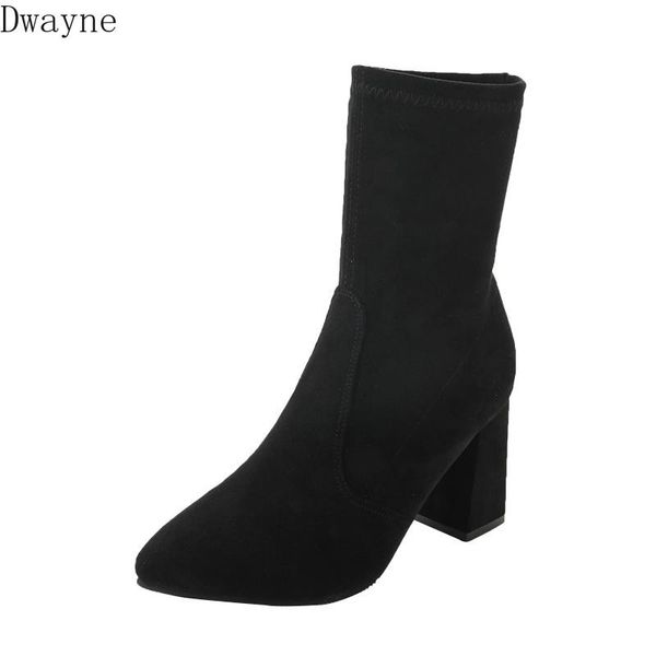 boots 2021 autumn thick with fashion pointed short women korean wild black suede casual high heels
boots 2021 autumn thick with fashion pointed short women korean wild black suede casual high heels