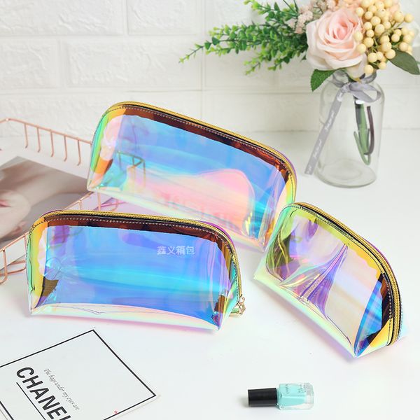 new laser tpu transparent cosmetic bag female hand skin care storage bag magic color travel cosmetic bag customizable
new laser tpu transparent cosmetic bag female hand skin care storage bag magic color travel cosmetic bag customizable
