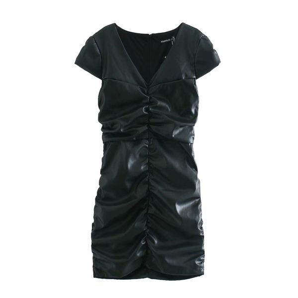 2021 new united states in fall and winter of the wind v-neck imitation leather mini zn3f, Black;gray
2021 new united states in fall and winter of the wind v-neck imitation leather mini zn3f, Black;gray