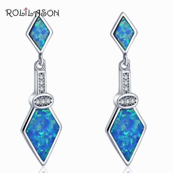 dangle & chandelier rolilason royal earrings white cubic zirconia silver plated stamped blue fire opal drop fashion jewelry oe742
dangle & chandelier rolilason royal earrings white cubic zirconia silver plated stamped blue fire opal drop fashion jewelry oe742