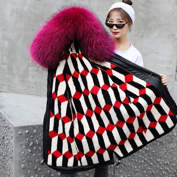 2020 winter casual wool lining coat and jacketsfor women big natural fur long parka fur collar coat hooded1, Black
2020 winter casual wool lining coat and jacketsfor women big natural fur long parka fur collar coat hooded1, Black