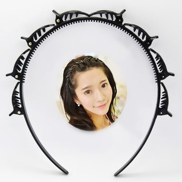 black braider hair clip burst pin hairdo bring hair hoop multi-storey wisp air weave head hoop styling tool
black braider hair clip burst pin hairdo bring hair hoop multi-storey wisp air weave head hoop styling tool