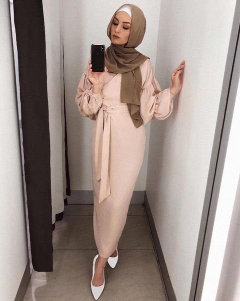 abaya dubai turkish muslim puff sleeve dress islam plus size clothing women's oman vestidos1, Red
abaya dubai turkish muslim puff sleeve dress islam plus size clothing women's oman vestidos1, Red