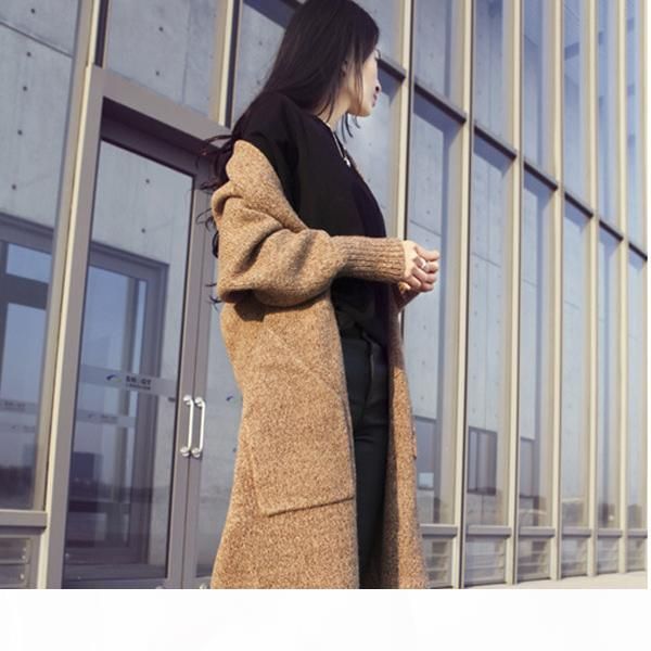 long cardigan women autumn winter sweater women solid ladies long sleeve knitted cardigans sweater gray camel black color, White;black
long cardigan women autumn winter sweater women solid ladies long sleeve knitted cardigans sweater gray camel black color, White;black