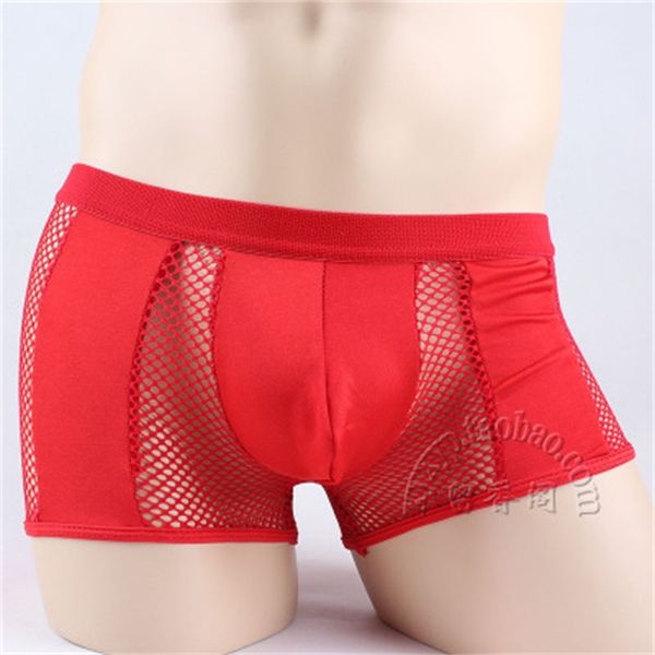 men's boxer underwear u convex mesh design corners health, Black;white
men's boxer underwear u convex mesh design corners health, Black;white