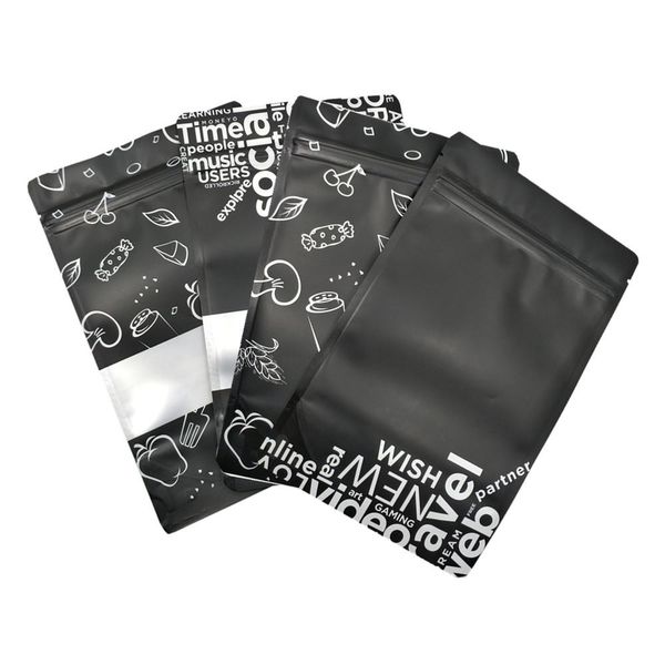 50pcs stand up matte black dry flower aluminum foil zipper package bag with window mylar retail reclosable storage pouch packing h bbyblv
50pcs stand up matte black dry flower aluminum foil zipper package bag with window mylar retail reclosable storage pouch packing h bbyblv